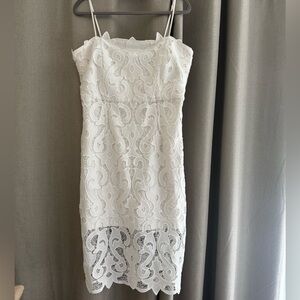 Bardot White Lace Dress